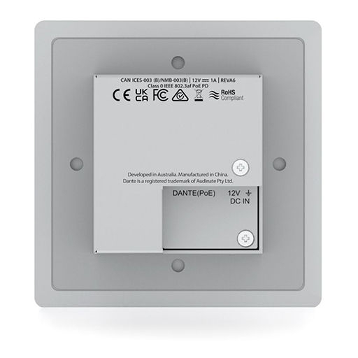 Blustream DA11ABL-WP-EU Dante® Bluetooth Audio Encoder Wallplate 
