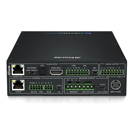 Blustream NPA100DA 2x50W Networked Power Amplifier with Dante®