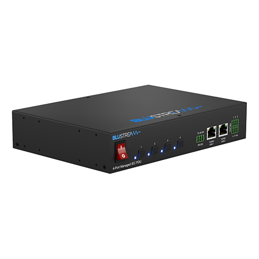 Blustream PWR4IEC 4-port Managed IEC PDU