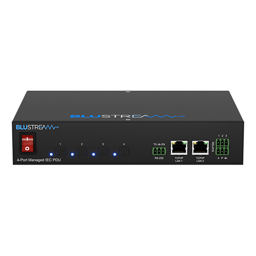 Blustream PWR4IEC 4-port Managed IEC PDU