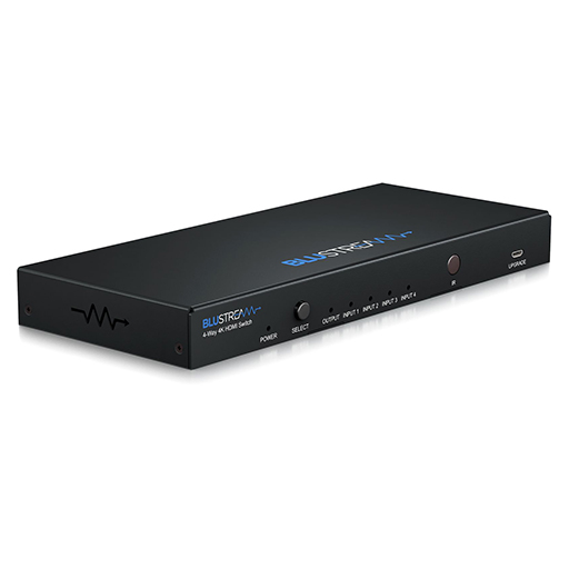 Blustream SW41AB-V2  4-Way 4K 18Gbps HDMI 2.0 Switch 