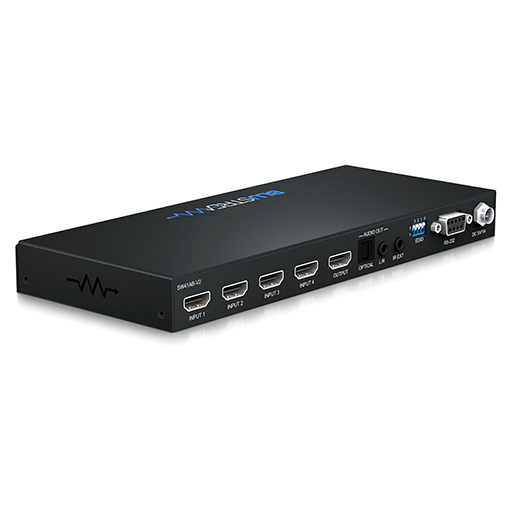 Blustream SW41AB-V2  4-Way 4K 18Gbps HDMI 2.0 Switch 