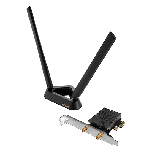Asus 90IG08U0-MO0B00 BE9400 Wi-Fi 7 Tri-Band PCI Express Adapter, Bluetooth 5.4