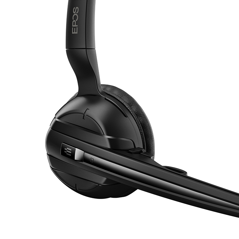 EPOS 1001332 IMPACT D10 HS II Single-sided DECT Wireless Headset Black