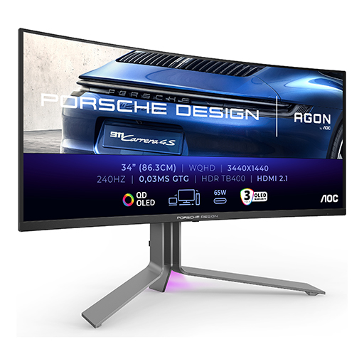AOC PD34 34 INCH 3440 x 1440 Quad HD QD-OLED