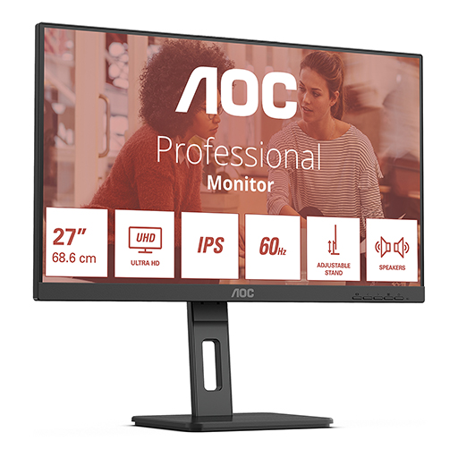 AOC U27E3UF 27 INCH UHD IPS 3840 x 2160 resolution