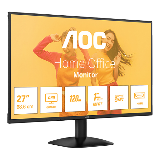AOC Q27B35S3 AOC 27 INCH IPS QHD 120Hz HDMI DP