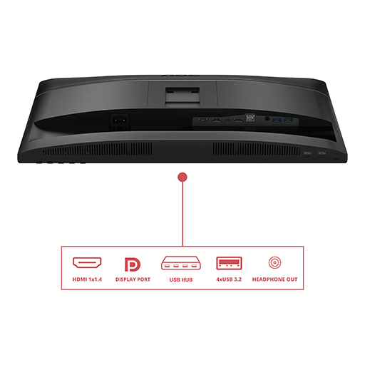 AOC 24E4CV AOC 23.8 INCH IPS 120Hz HDMI 90w Speaker HA