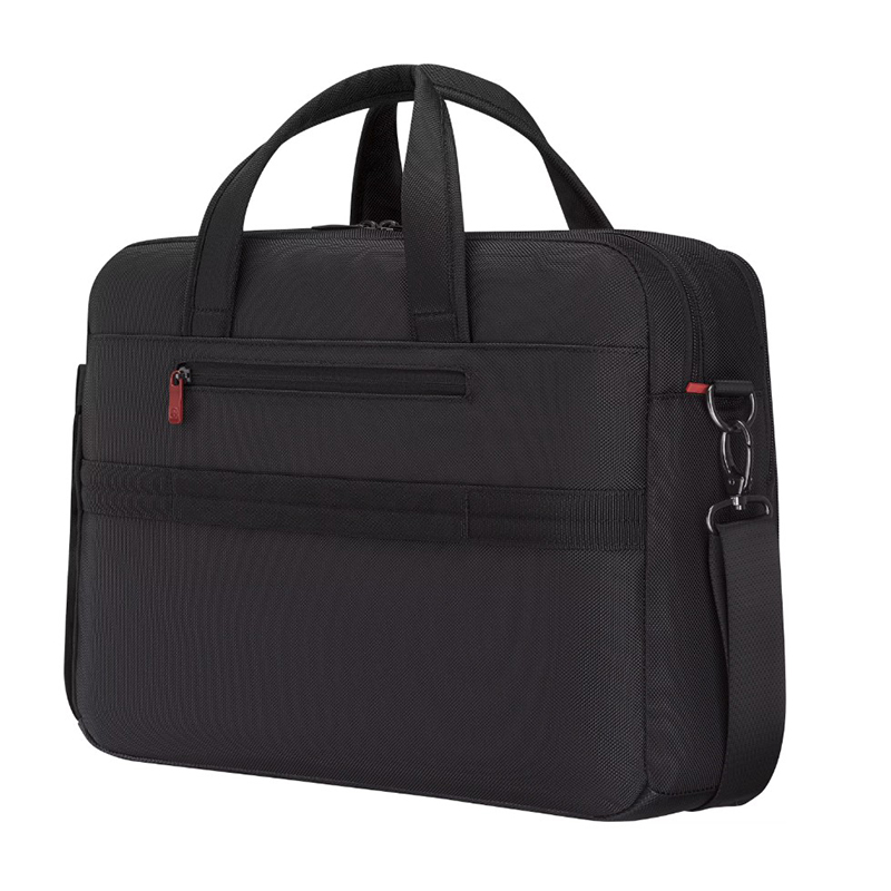 Wenger 653498 Wenger, Meteor Brief, 16 - 17 Inch Laptop Briefcase with Tablet Pocket, Black