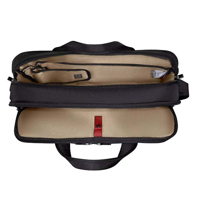 Wenger 653498 Wenger, Meteor Brief, 16 - 17 Inch Laptop Briefcase with Tablet Pocket, Black