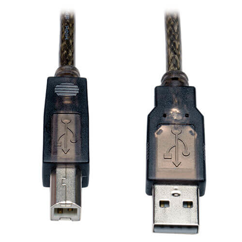 Eaton U042-025 USB 2.0 A/B Active Repeater Cable (M/M), 25 ft. (7.62 m)