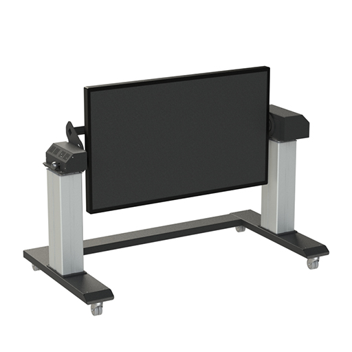 Loxit 4510 Hi-Lo Mono Flip Top 180 Screen Mount Trolley for 65 Inch Screens.