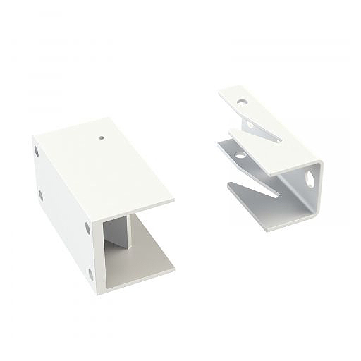 Loxit 8954 40mm Stand Off Brackets for Slimline Multi-Position Wall to Floor Mount