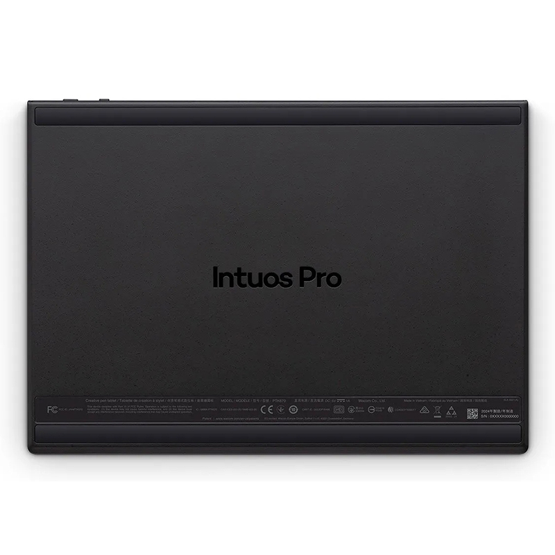 Wacom PTK670K0B Wacom Intuos Pro pen tablet, medium.