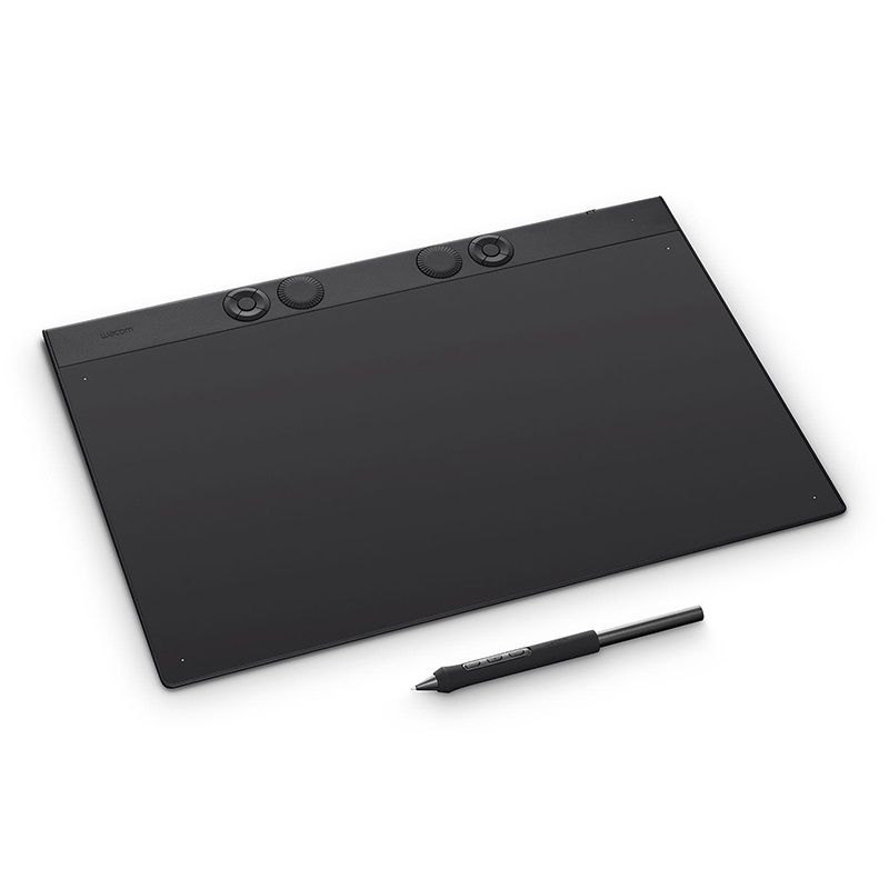 Wacom PTK870K0B Wacom Intuos Pro pen tablet, large.