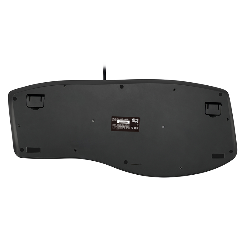 Adesso AKB-160UB-UK Ergonomic Desktop Keyboard, Black.