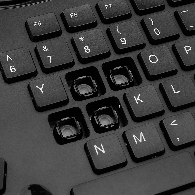 Adesso AKB-160UB-UK Ergonomic Desktop Keyboard, Black.
