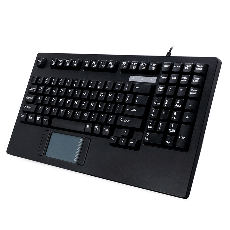 Adesso AKB-425UB Adesso EasyTouch Keyboard - USB Interface - TouchPad - English(US)- Black