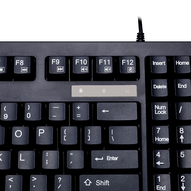 Adesso AKB-425UB Adesso EasyTouch Keyboard - USB Interface - TouchPad - English(US)- Black