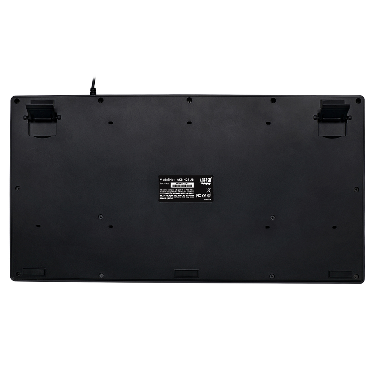 Adesso AKB-425UB Adesso EasyTouch Keyboard - USB Interface - TouchPad - English(US)- Black