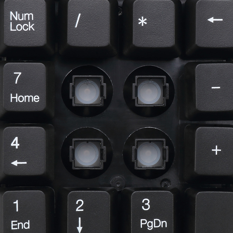 Adesso WKB-6010UB Keypad - Wireless Connectivity - USB Interface - English (US) - Black