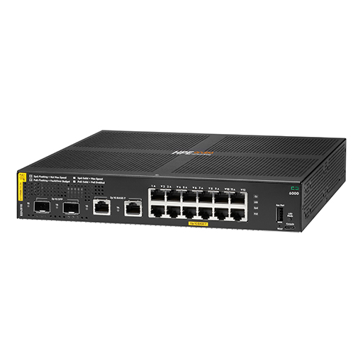 HPE Aruba Networking R8N89B 6000 12G CL4 2SFP PoE 139W Switch