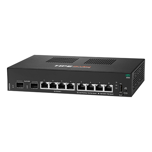 HPE Aruba Networking S4R22A ANW 6000 8G 2F Switch