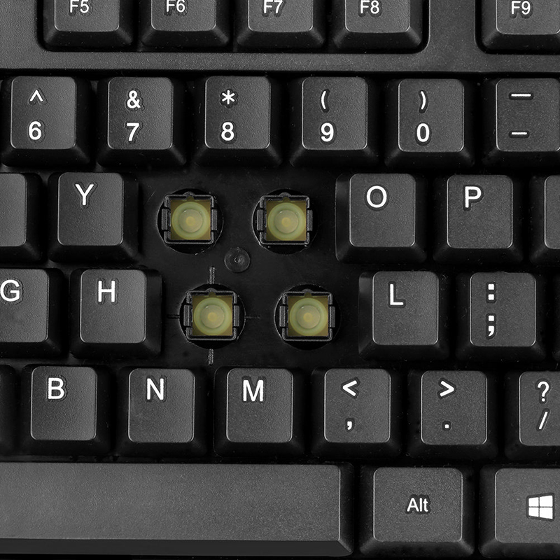 Adesso WKB-1320CB-UK Keyboard & Mouse - With 2.4 GHz RF wireless technology 