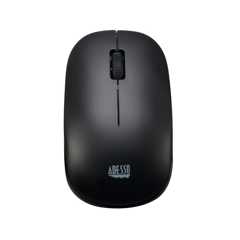 Adesso WKB-1100CB Keyboard & Mouse - English (US) - Wireless RF - Black