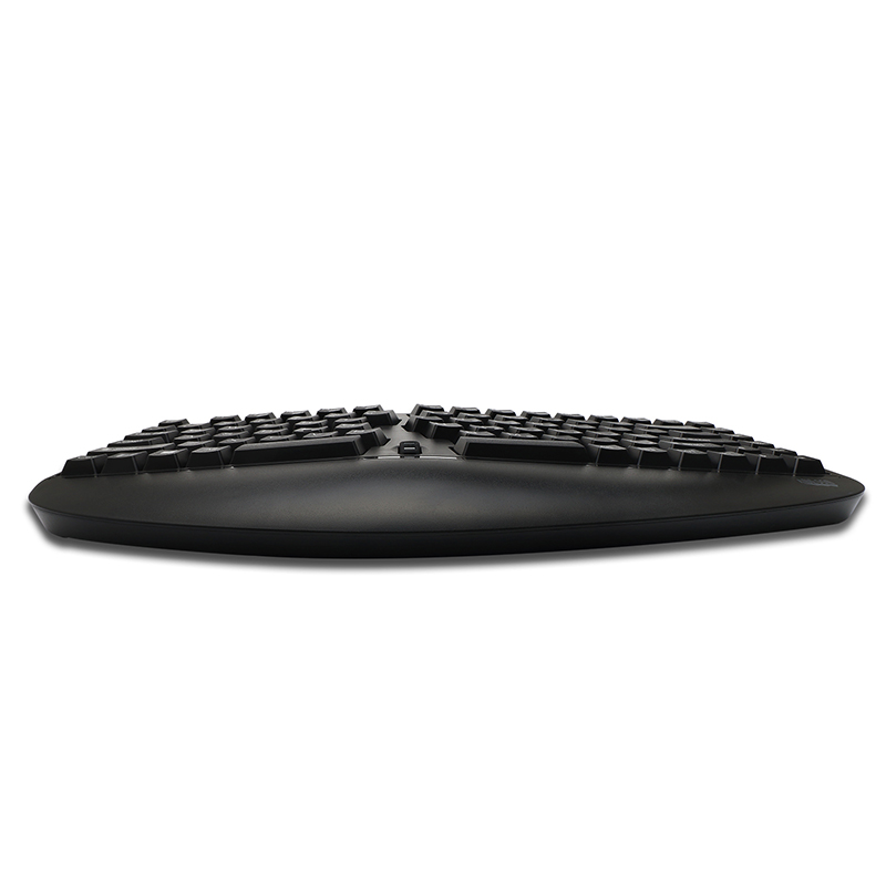 Adesso WKB-1150CB Tru-Form Keyboard & Mouse - English (US) - USB Wireless RF Mouse - Black