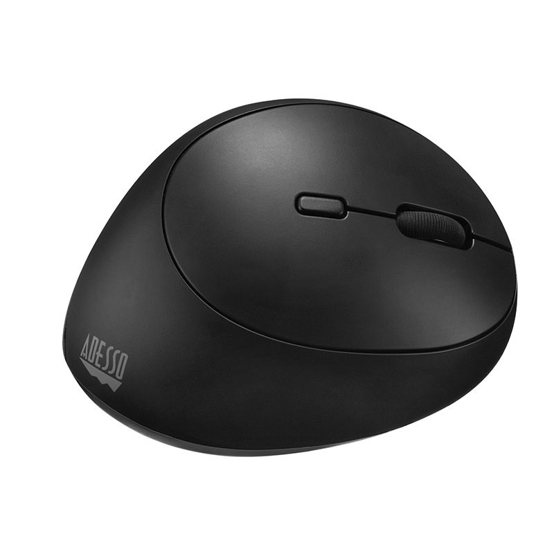 Adesso WKB-1150CB Tru-Form Keyboard & Mouse - English (US) - USB Wireless RF Mouse - Black