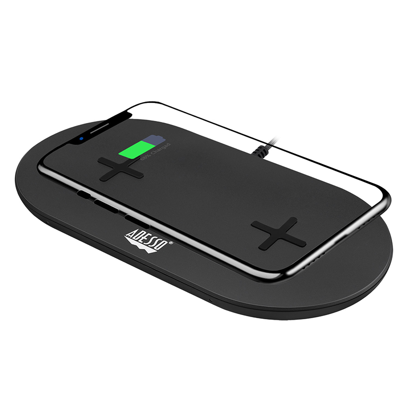 Adesso AUH-1040 Induction Charger - 12 V DC Input - Overcharge Protection