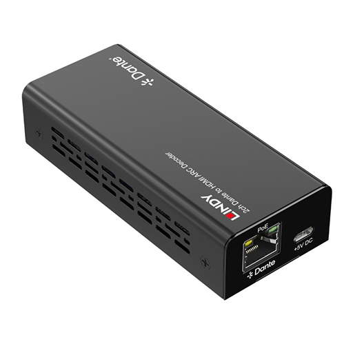 Lindy 70621 2ch Dante to HDMI ARC Decoder