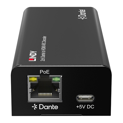 Lindy 70621 2ch Dante to HDMI ARC Decoder