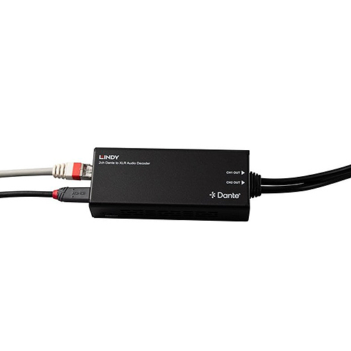 Lindy 70619 2ch Dante to XLR Audio Decoder
