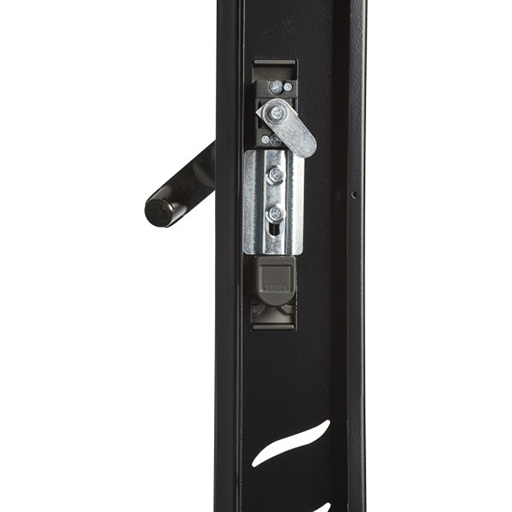 Environ CR600 Rack 600x600mm Glass (F) Vented (R) B/Panels No/Mgmt Black