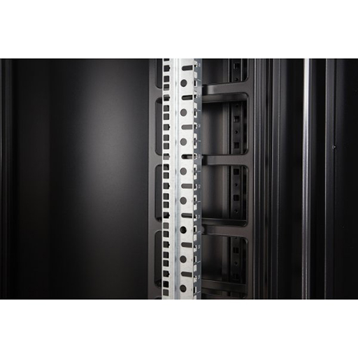 Environ CR600 Rack 600x600mm Glass (F) Vented (R) B/Panels No/Mgmt Black