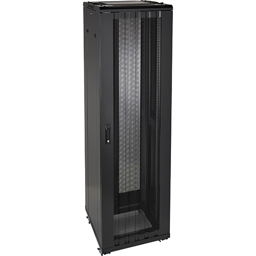 Environ CR600 Rack 600x800mm Glass (F) Vented (R) B/Panels No/Mgmt Black