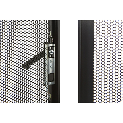 Environ CR600 Rack 600x800mm Glass (F) Vented (R) B/Panels No/Mgmt Black