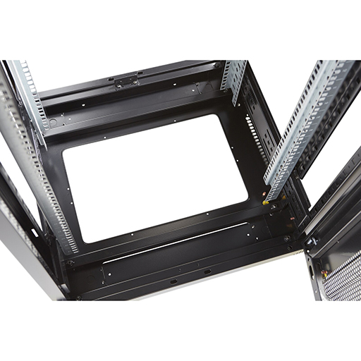 Environ CR600 Rack 600x800mm Glass (F) Vented (R) B/Panels No/Mgmt Black