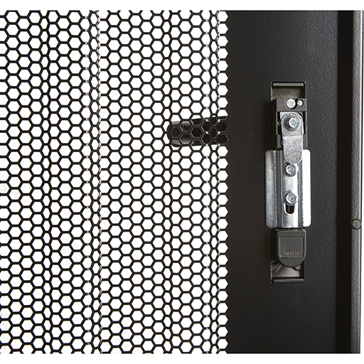 Environ ER600 18U Rack 600x600mm W/Vented (F) D/Vented (R) B/Panels F/Mgmt Black