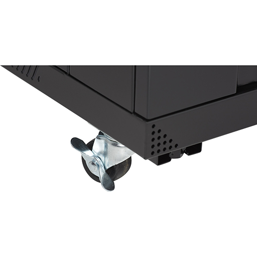 Environ ER600 18U Rack 600x600mm W/Vented (F) D/Vented (R) B/Panels F/Mgmt Black