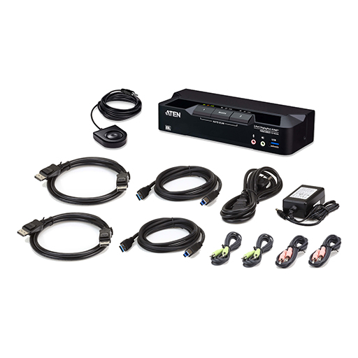 Aten CS1922A 2-Port USB 3.0 8K DisplayPort KVMP Switch