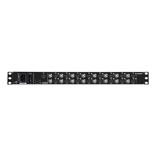 Aten CL3716NW 16-Port USB HDMI Single Rail Full HD LCD KVM Console