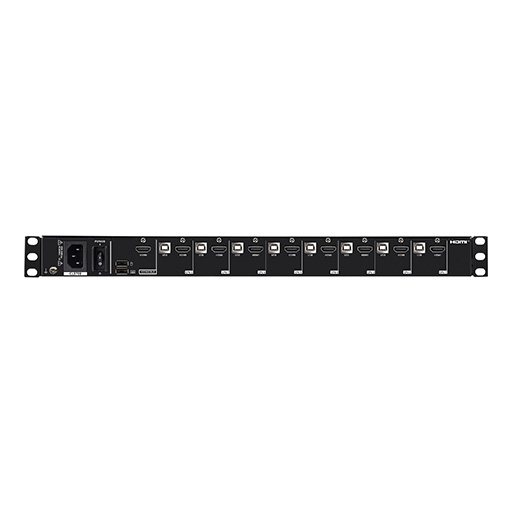 Aten CL3708NX 8-Port USB HDMI Single Rail WideScreen LCD KVM Switch+Standard RackMount Kit