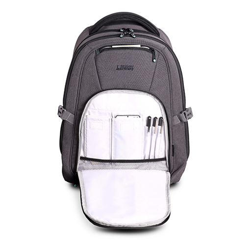 Urban Factory TPE15UF HEAVEE Green: Trolley Travel Backpack 15.6 Inch - Eco Made