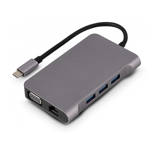 Urban Factory TCM16UF HUBEE Plus Mobile Station USB-C Pass Thru 100W Multi-Stream