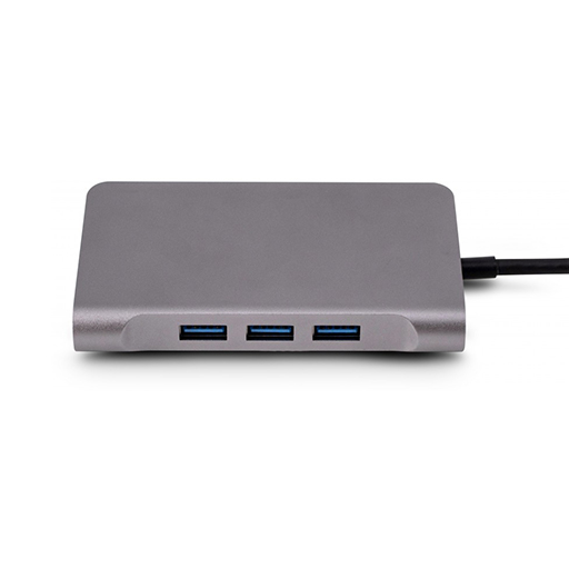 Urban Factory TCM16UF HUBEE Plus Mobile Station USB-C Pass Thru 100W Multi-Stream