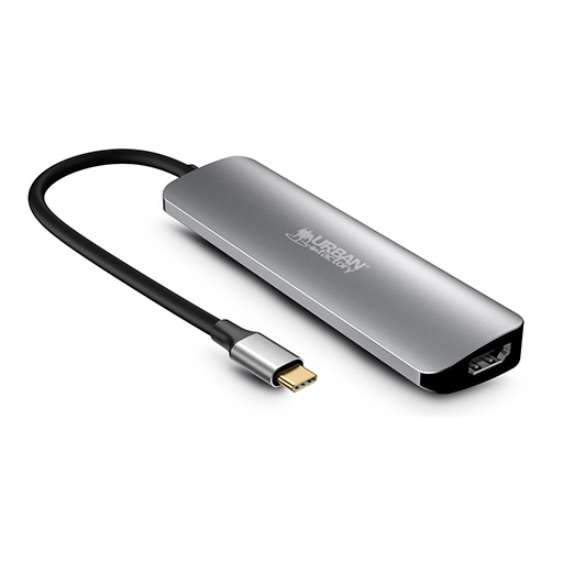 Urban Factory MHC45UF HUBEE 6 in 1: Mini USB-C 100W Docking Station