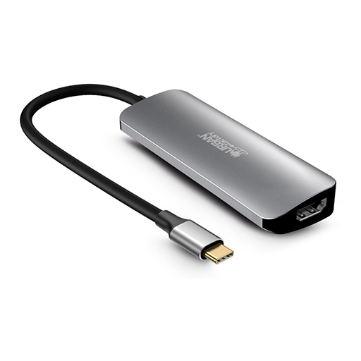 Urban Factory MHC40UF HUBEE 4 in 1: Hub USB-C with 2 USB-A / 1 HDMI 4K and 1 USB-C 100W PD